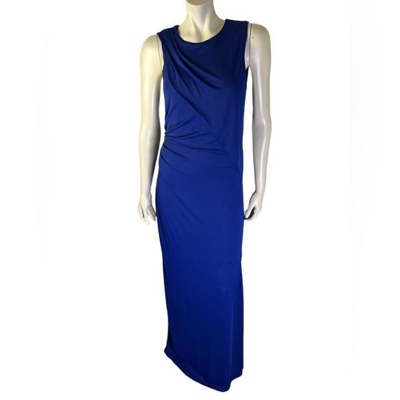 BCBG by Max Azaria NWOT Simone Gown in Orient Blue Size Medium - Picture 9 of 11